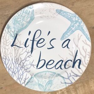 Life‘s a Beach Dish 6” Porcelain 222 Fifth